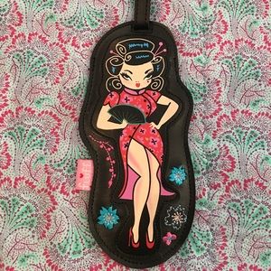 Fluff Geisha Pinup Bag Tag